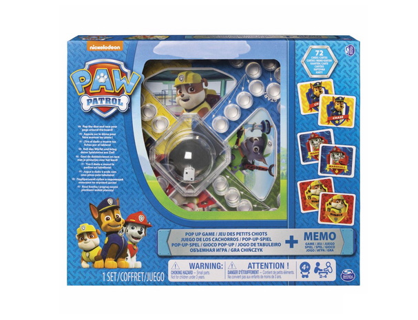 Spin Master 58812 - Paw Patrol Pop Up & Memo Game