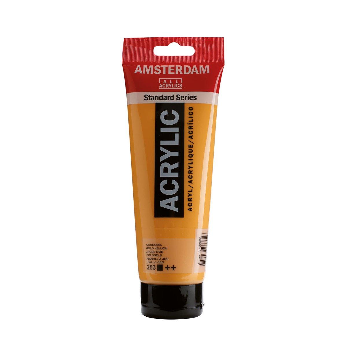 Amsterdam | Acrylfarbe 120ml Goldgelb