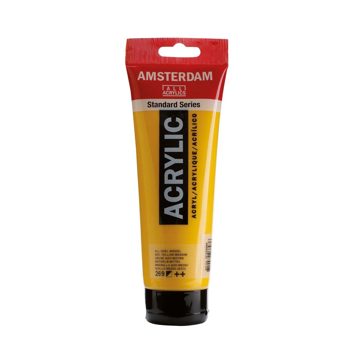 Amsterdam | Acrylfarbe 120ml Azogelb mittel