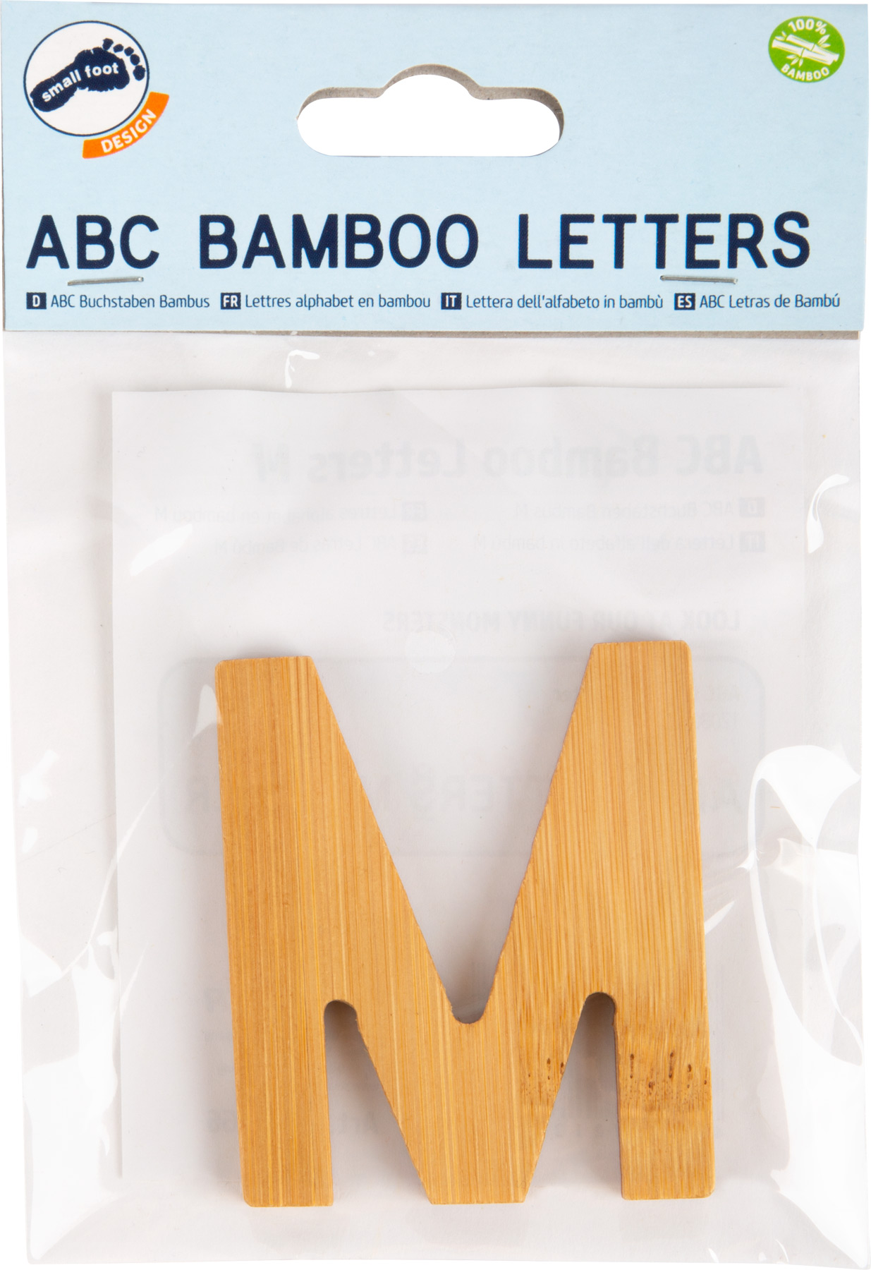 ABC Buchstaben Bambus M