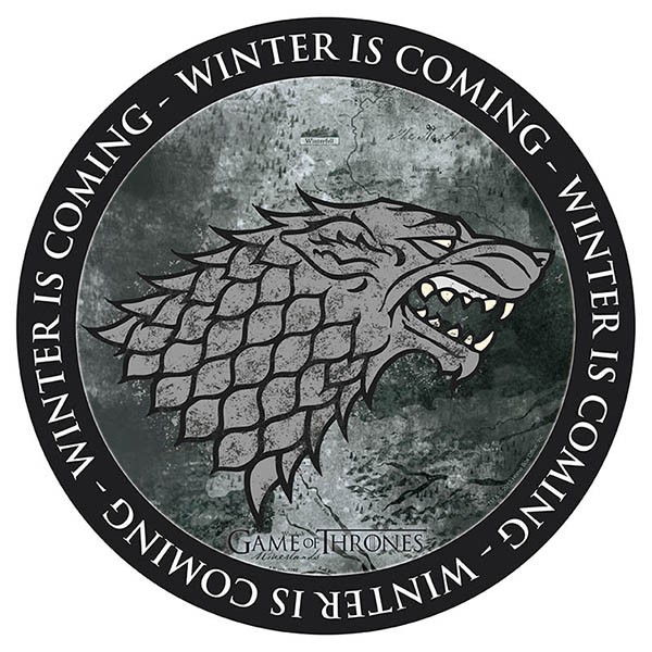GAME OF THRONES - Mauspad - "Stark - winter is coming"