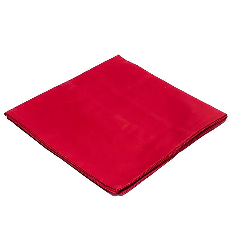 Bezug für Meditationsmatte Chakra 1 rot Baumwolle BIO (GOTS) -- 65x65x5 cm; 239 g