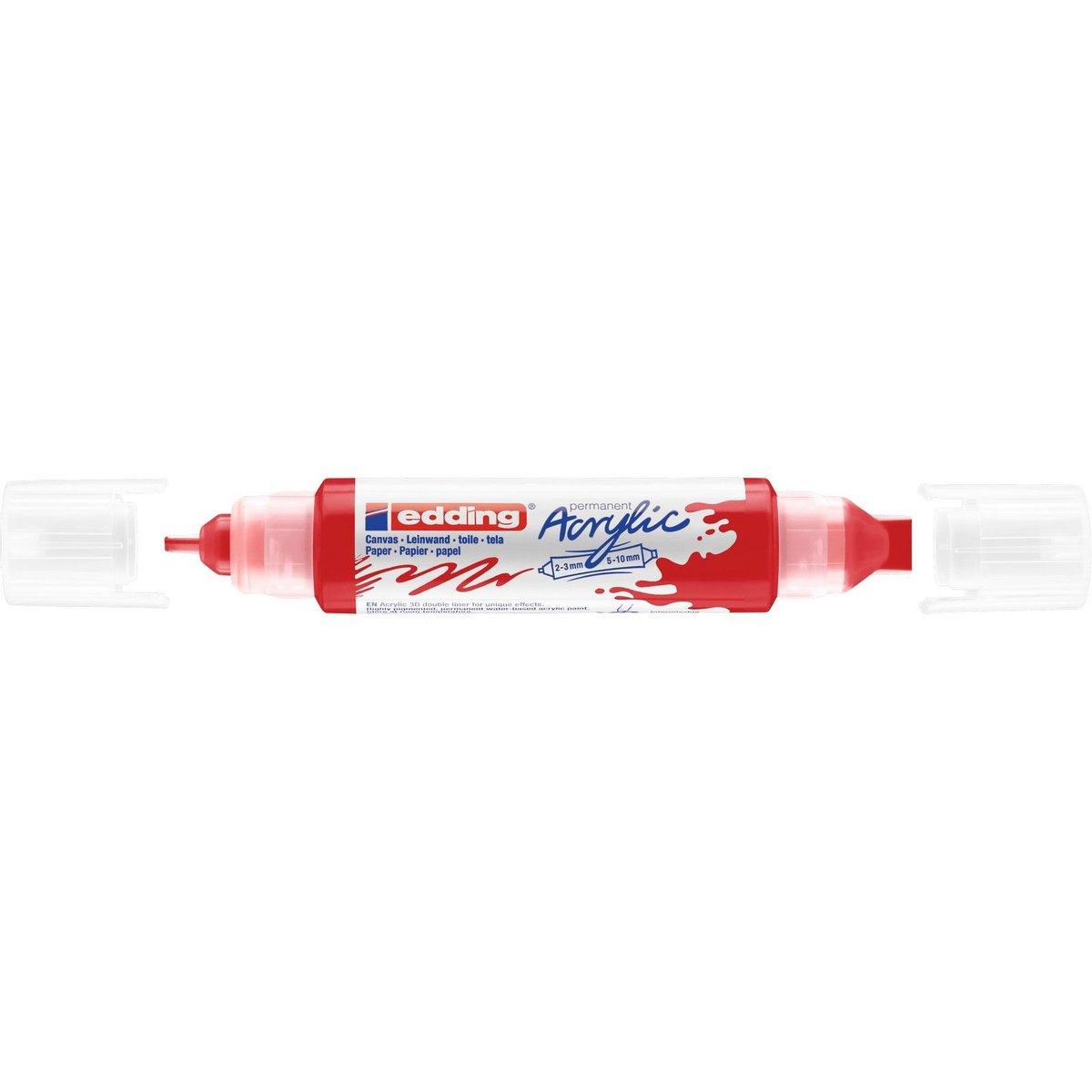 Edding 5000 | Acrylic 3D double liner Trafiic red