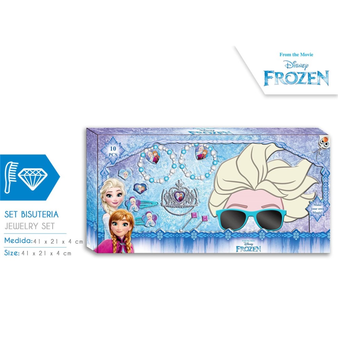 Disney Frozen - Schmuckset inklusive 3D - Sonnenbrille - Geschenkset