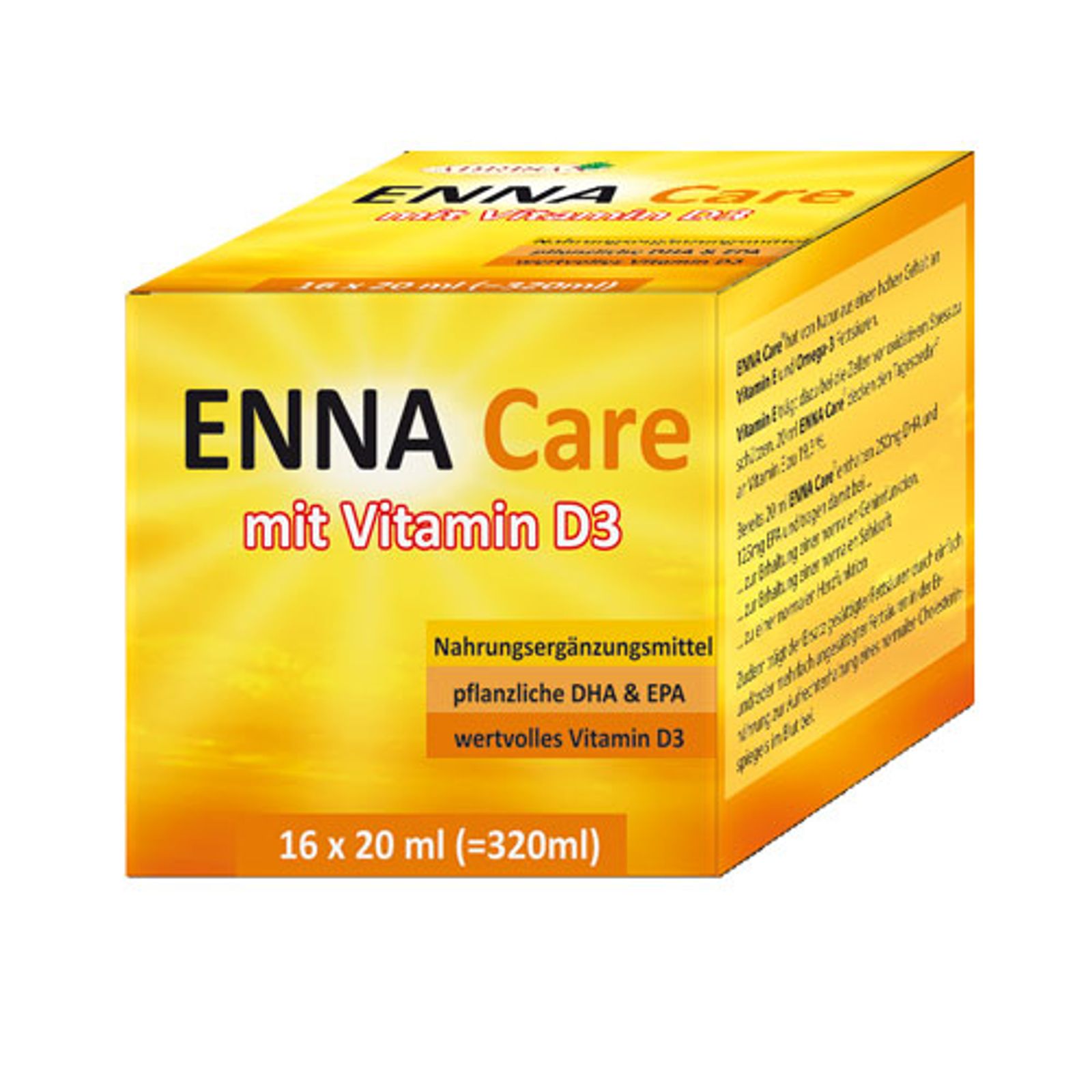 ENNA Care® mit VITAMIN D3 - 16 x 20 ml - Nahrungsergänzung