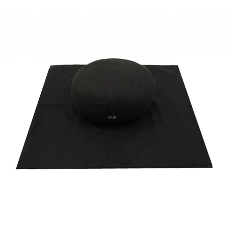 Meditations SET schwarz schwarz Biobaumwolle -- 65x65x5 cm