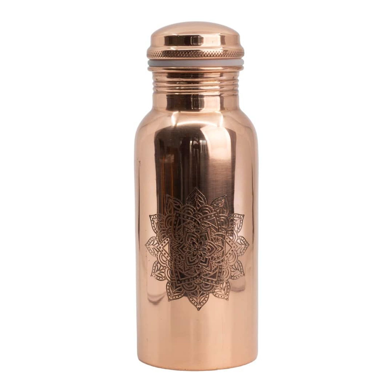 Spiru Kupfer Wasserflasche Mandala geätzt - 500 ml kaufen