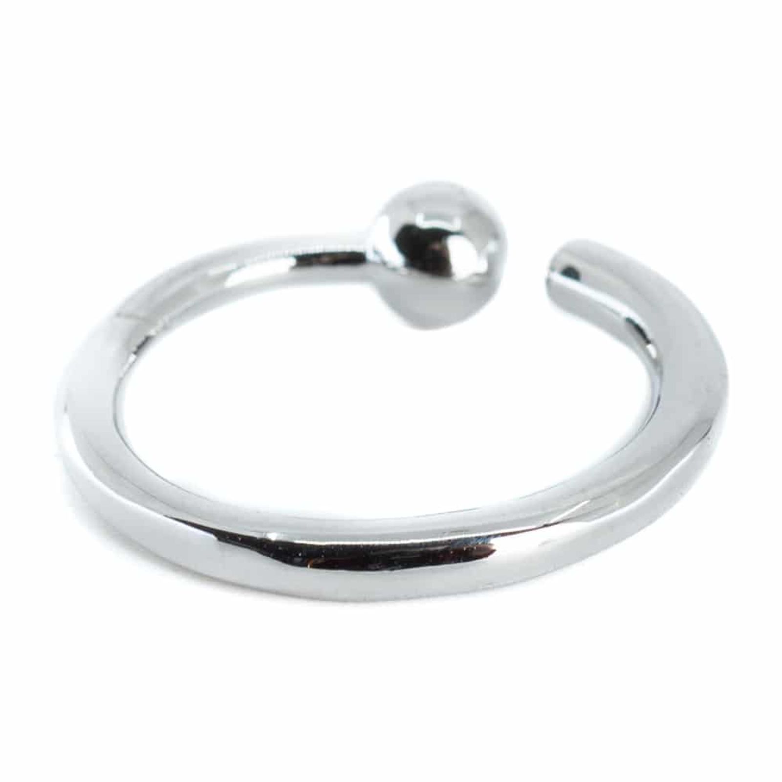 Verstellbarer Ring Kugel Kupfer Silber