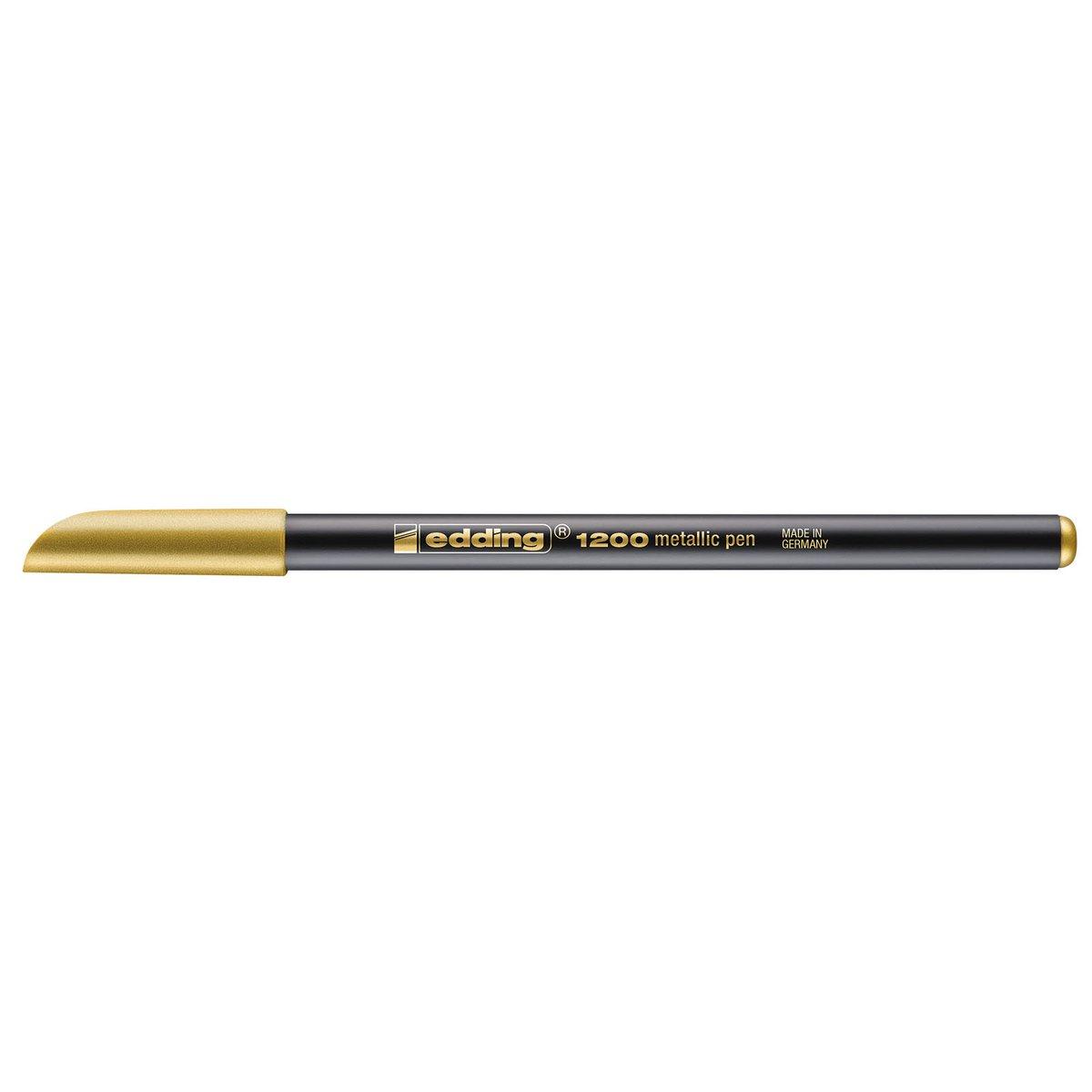 Edding 1200 | Fasermaler fein 1-3mm Metallic Gold