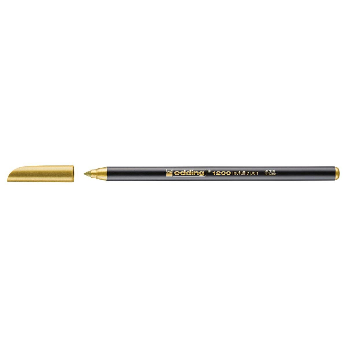 Edding 1200 | Fasermaler fein 1-3mm Metallic Gold