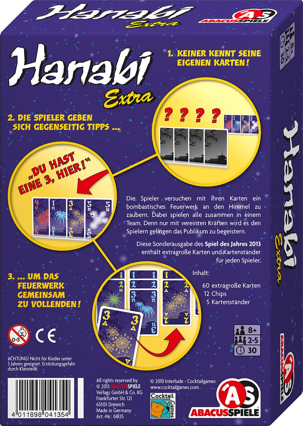 Abacus Spiele 04135 - Hanabi: Extra