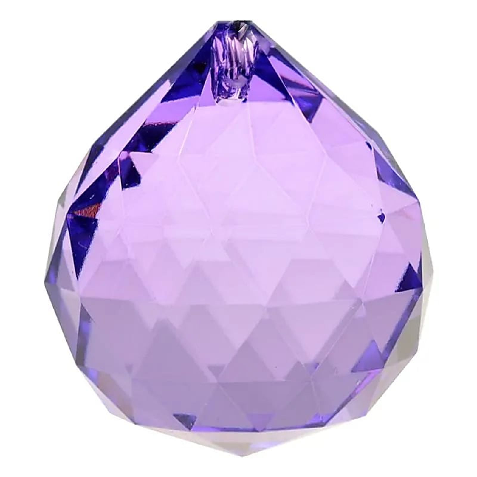 Regenbogen-Kristalle Kugel violett AAA Qualität -- 4 cm