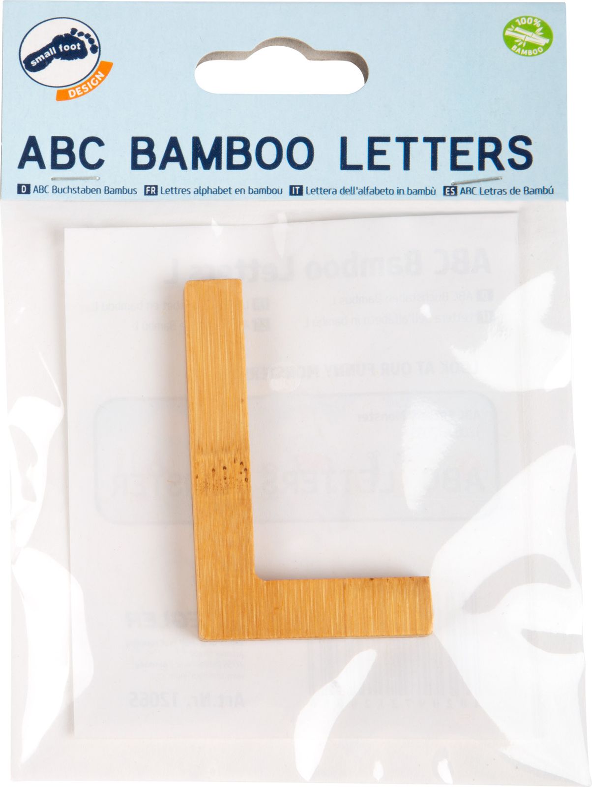 ABC Buchstaben Bambus L