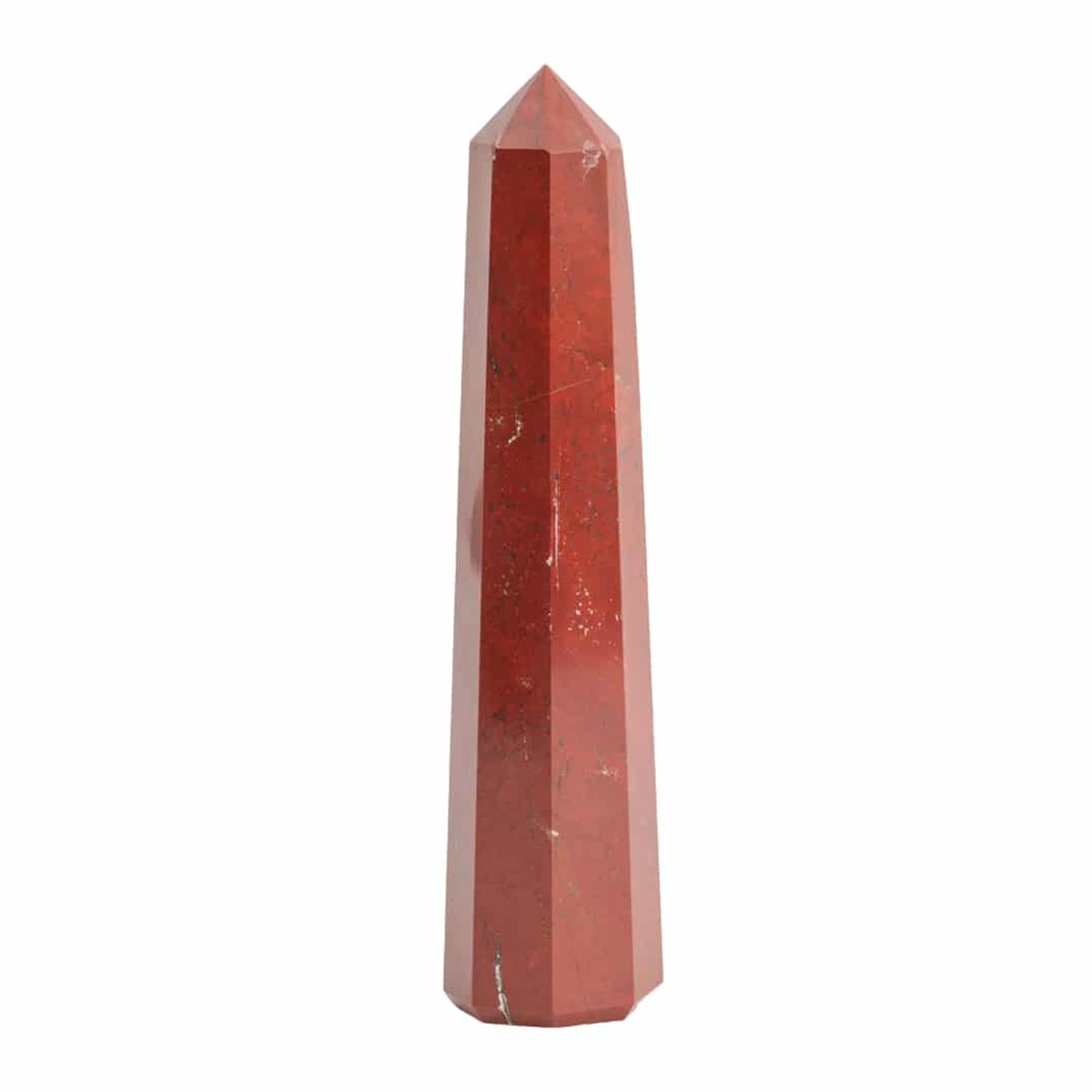 Edelstein Obelisk Roter Jaspis - 120-150 mm