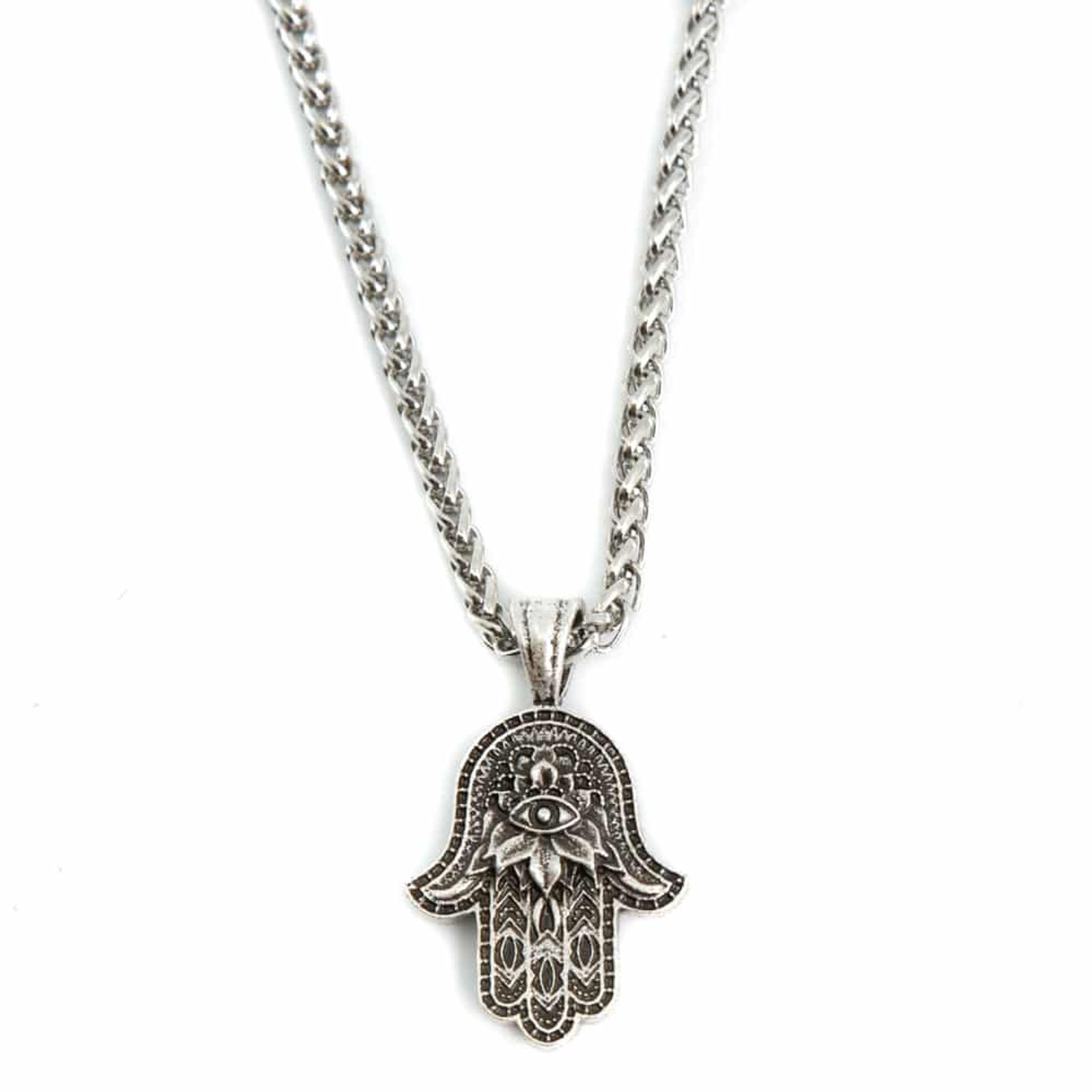 Amulett Silber Hamsa Hand (30 mm)