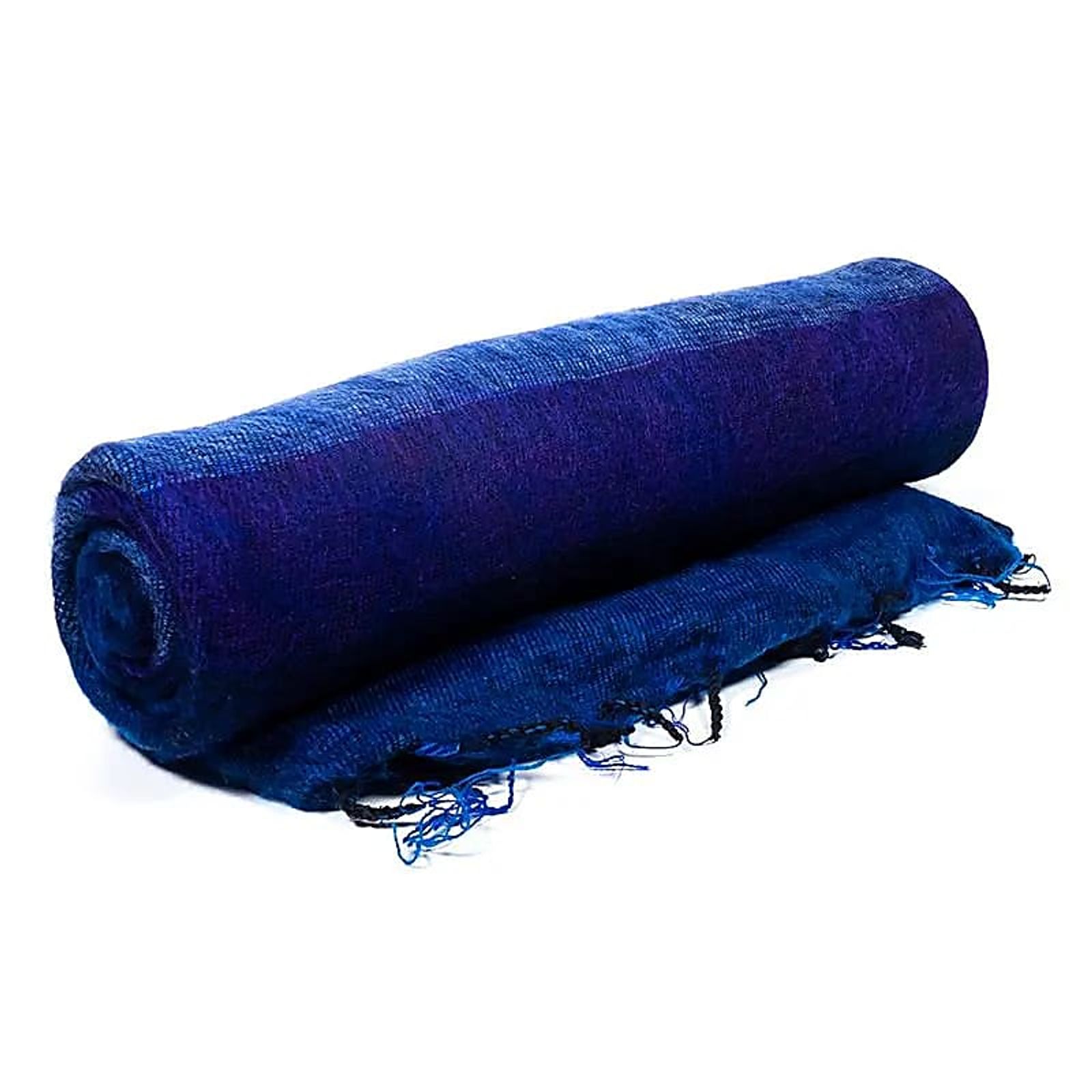 Meditationdecke XL blau/violett -- 115x245 cm
