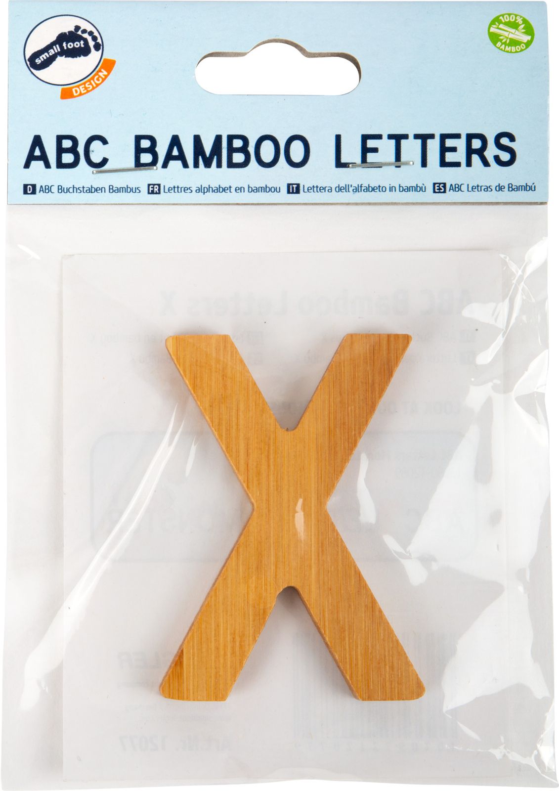 ABC Buchstaben Bambus X