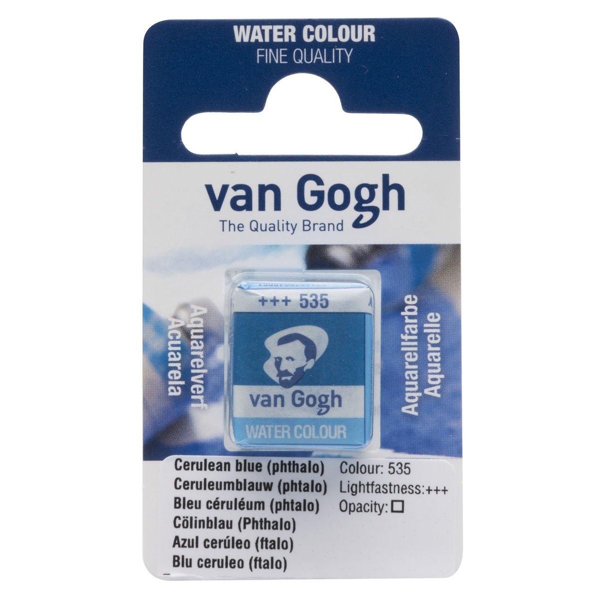 Van Gogh | Aquarellfarbe napje Ceruleumblauw (Phtalo) 535