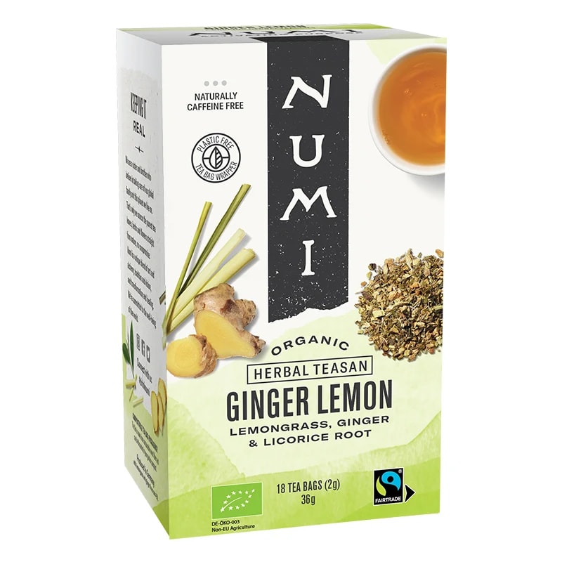 Numi Biologischer Tee Ginger Lemon -- 18x2g