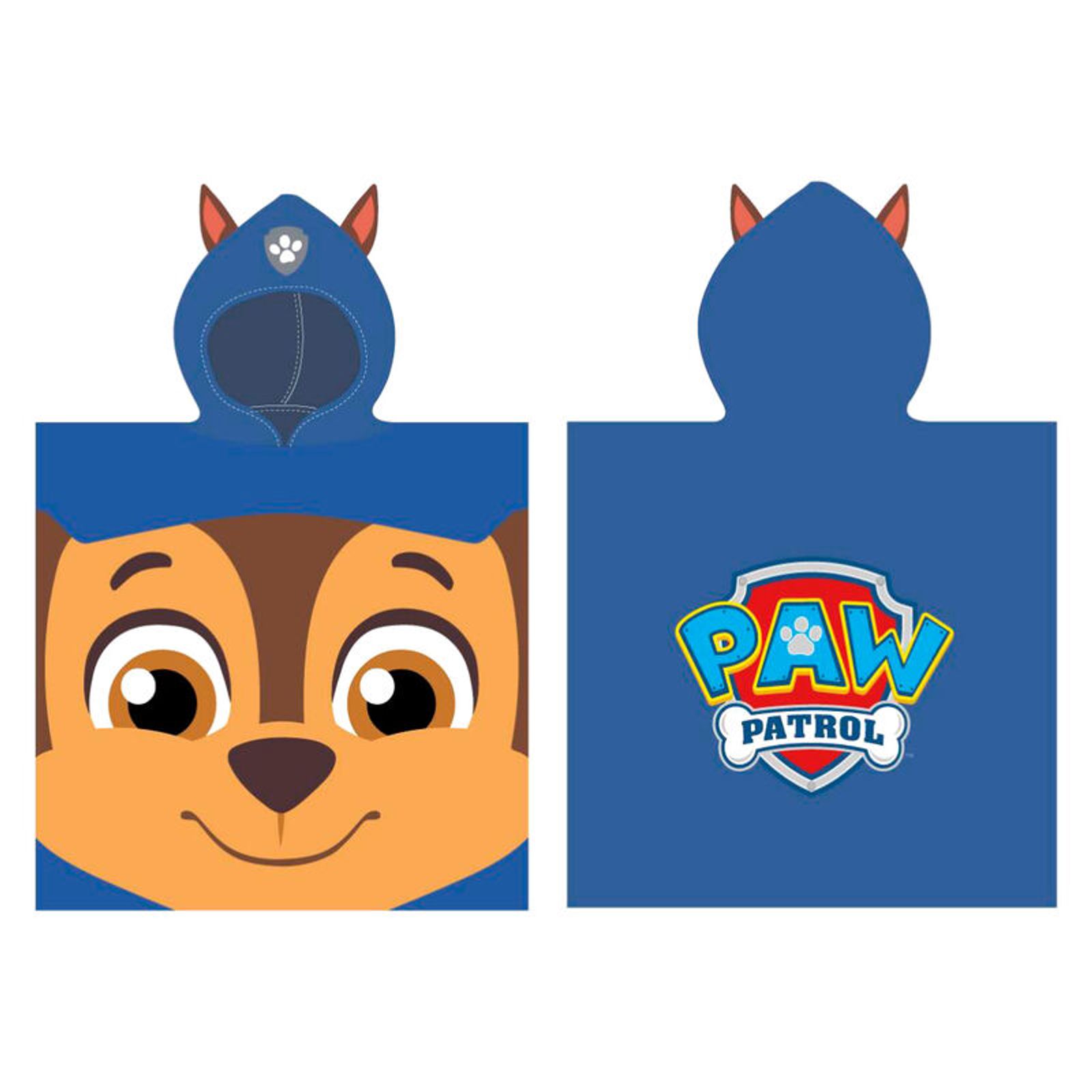 Paw Patrol microfiber poncho towel