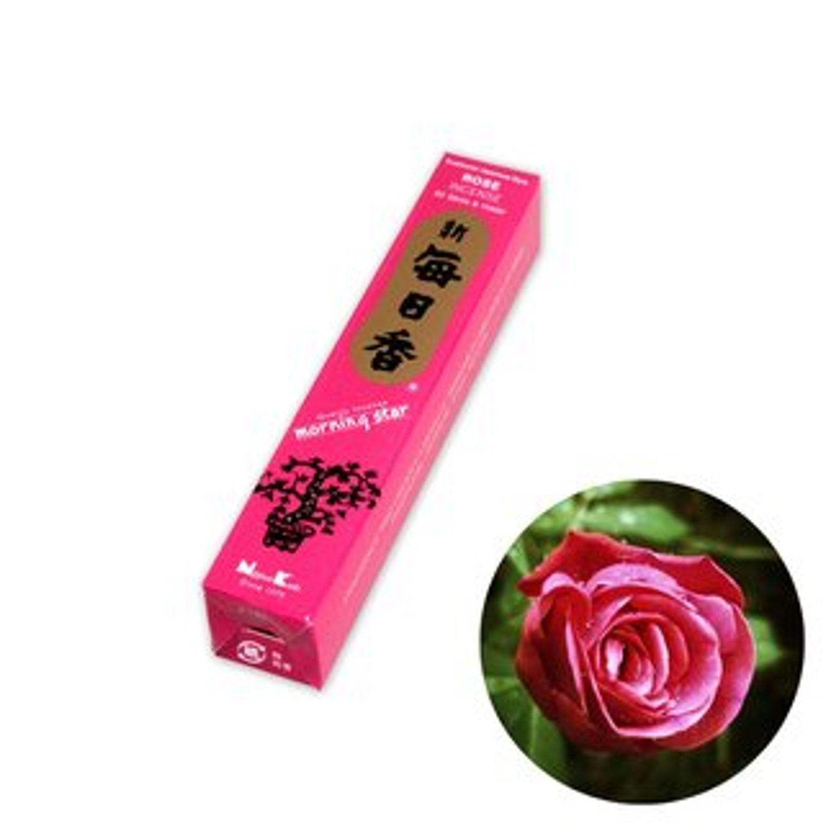 Japanische Räucherstäbchen Morning Star Rose | 50 Sticks | Nippon Kodo