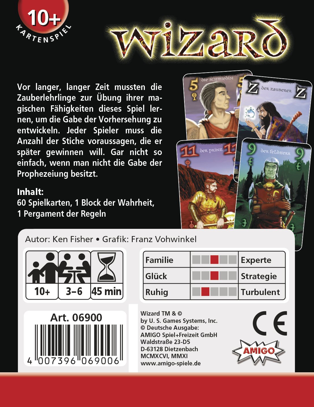 Amigo 06900 - Wizard -  Kartenspiel