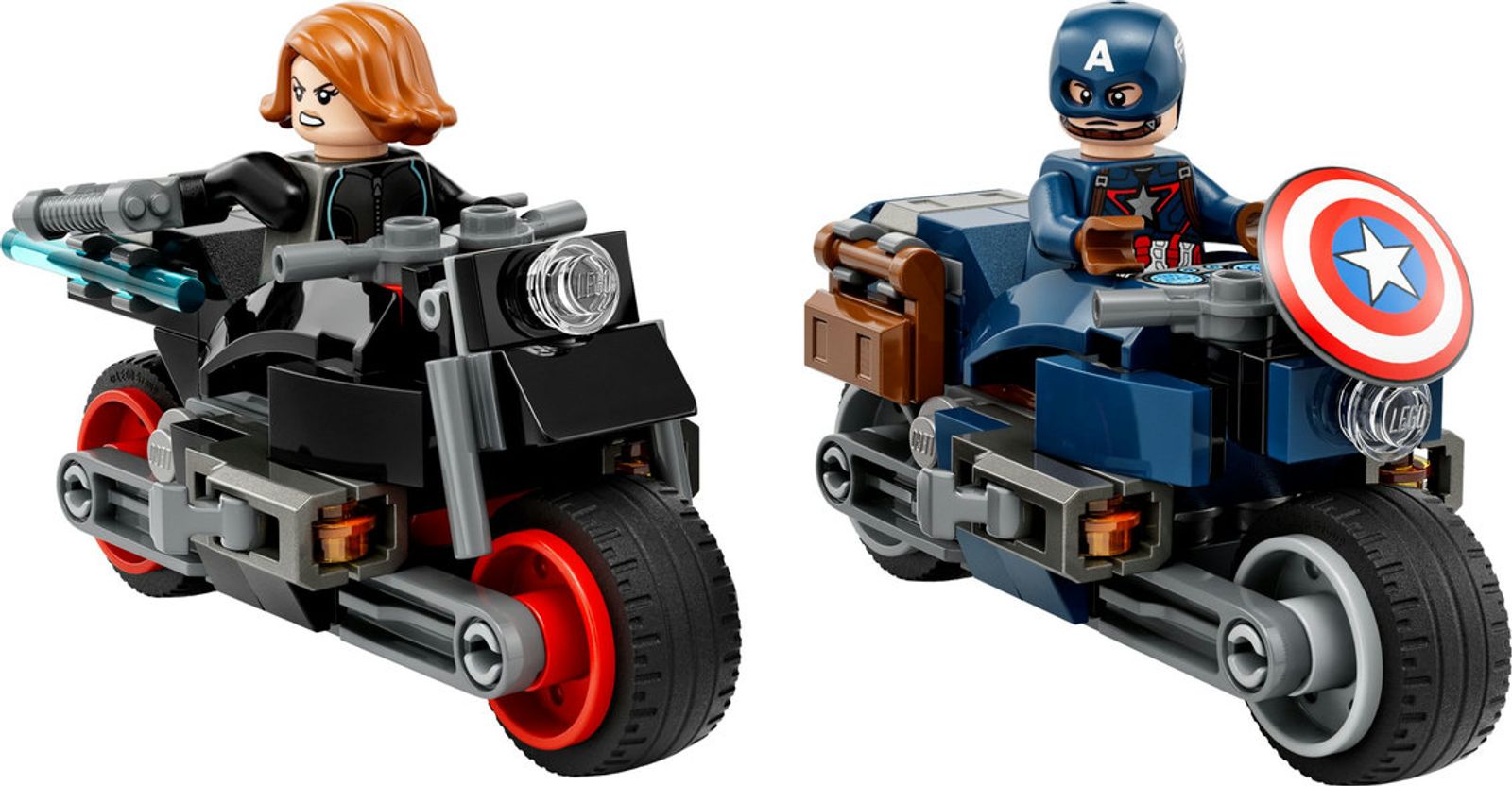 LEGO® 76260 - Marvel Black Widows & Captain Americas Motorräder (130 Teile)