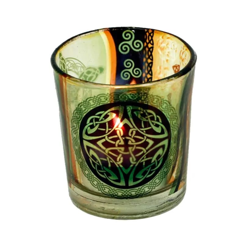 Kerzenhalter Keltischer Knoten -- 6x5 cm