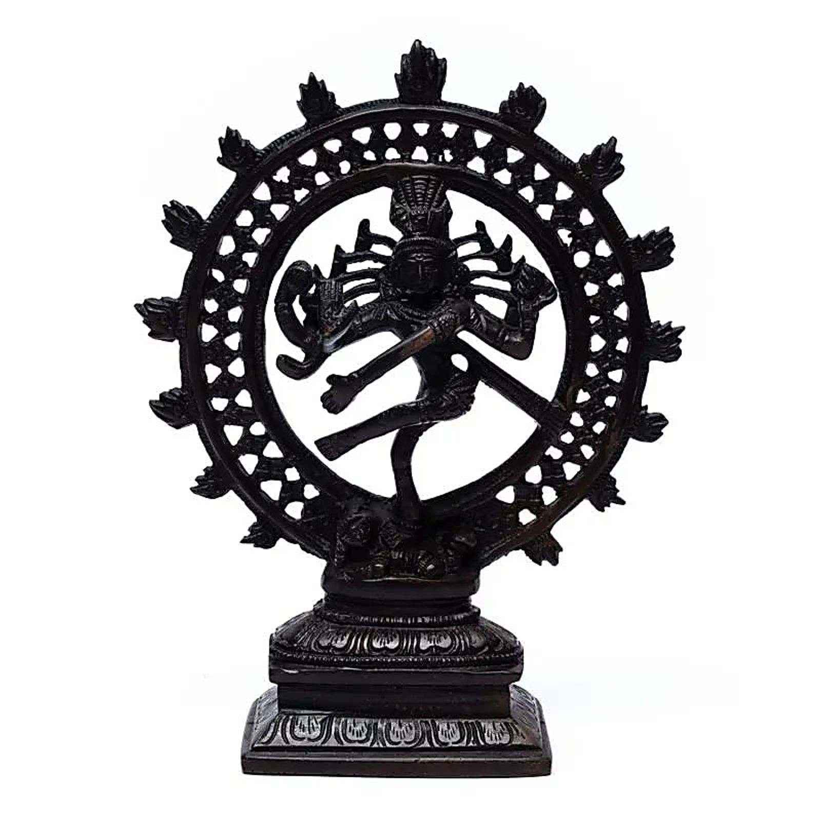 Shiva Nataraj Messing einzigfarbig -- 1020 g; 20 cm