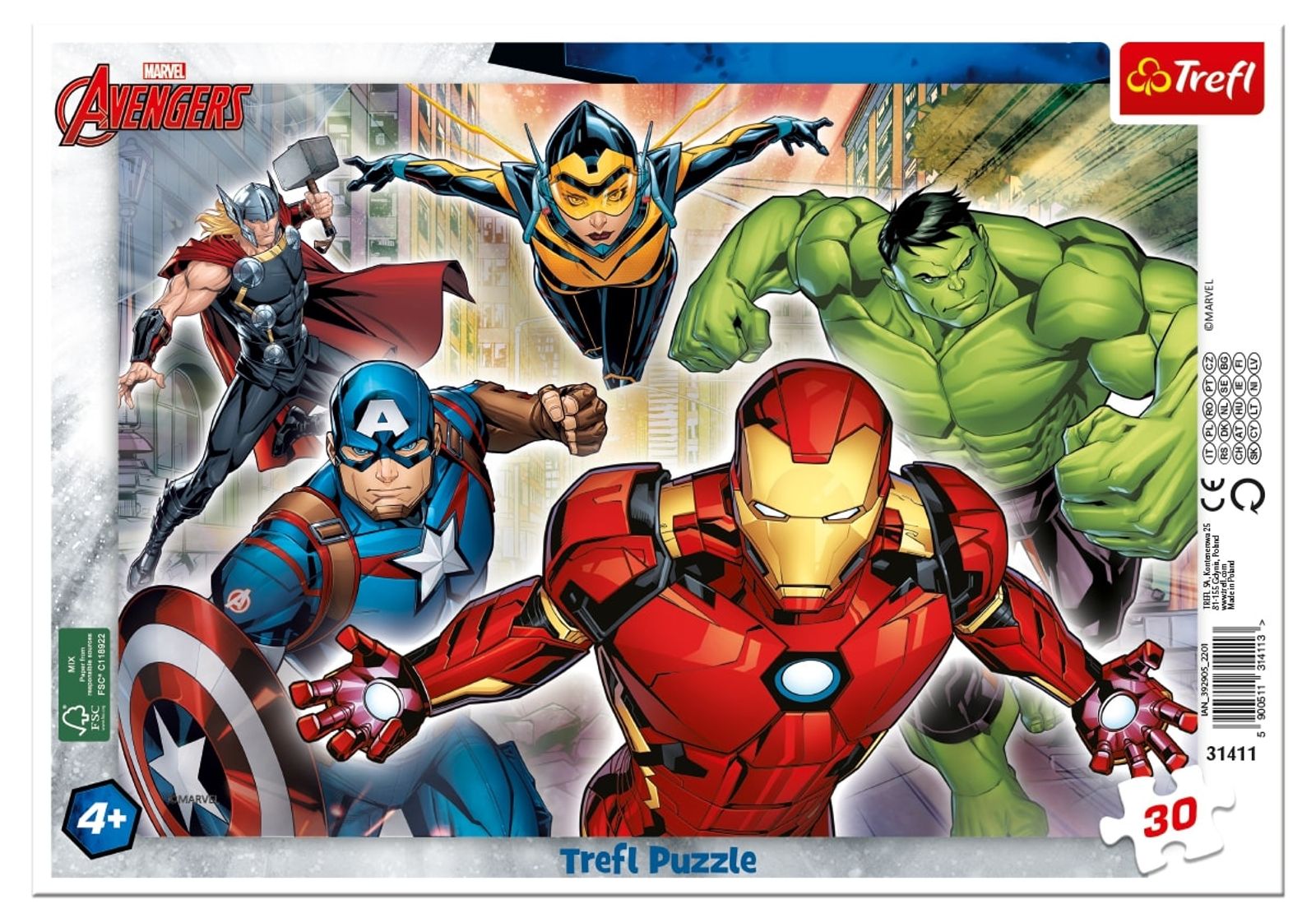 Marvel Avengers - Rahmenpuzzle - 30 Teile