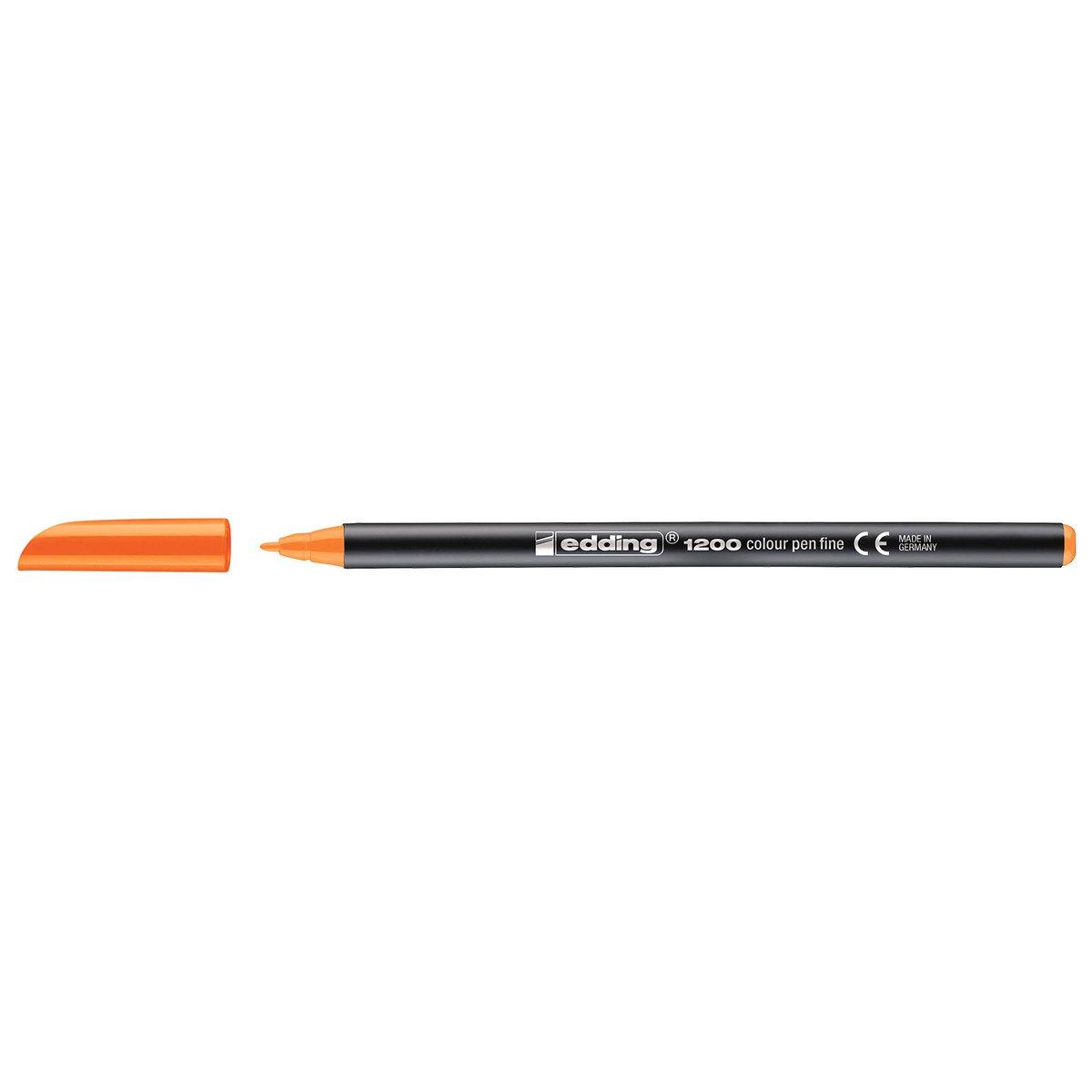 Edding 1200 | Fasermaler fein 0.5-1mm Neonorange