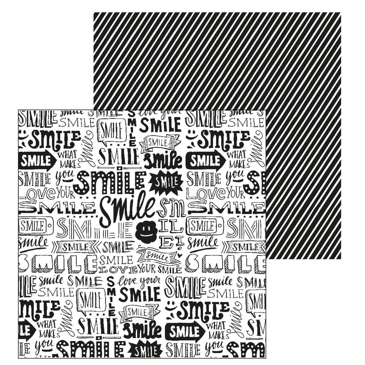 Paperfuel | Scrapbook papier 30,5x30,5cm 200g Smile