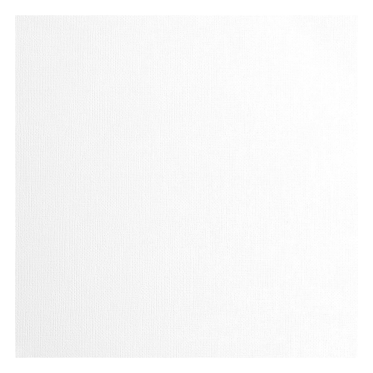 Florence | Kartonpapier Texture 30,5x30,5cm 20pcs White