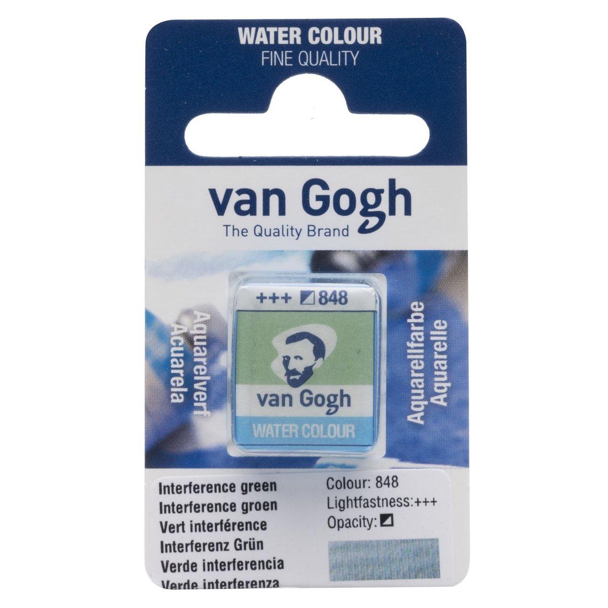Van Gogh | Aquarellfarbe napje Interference Groen 848