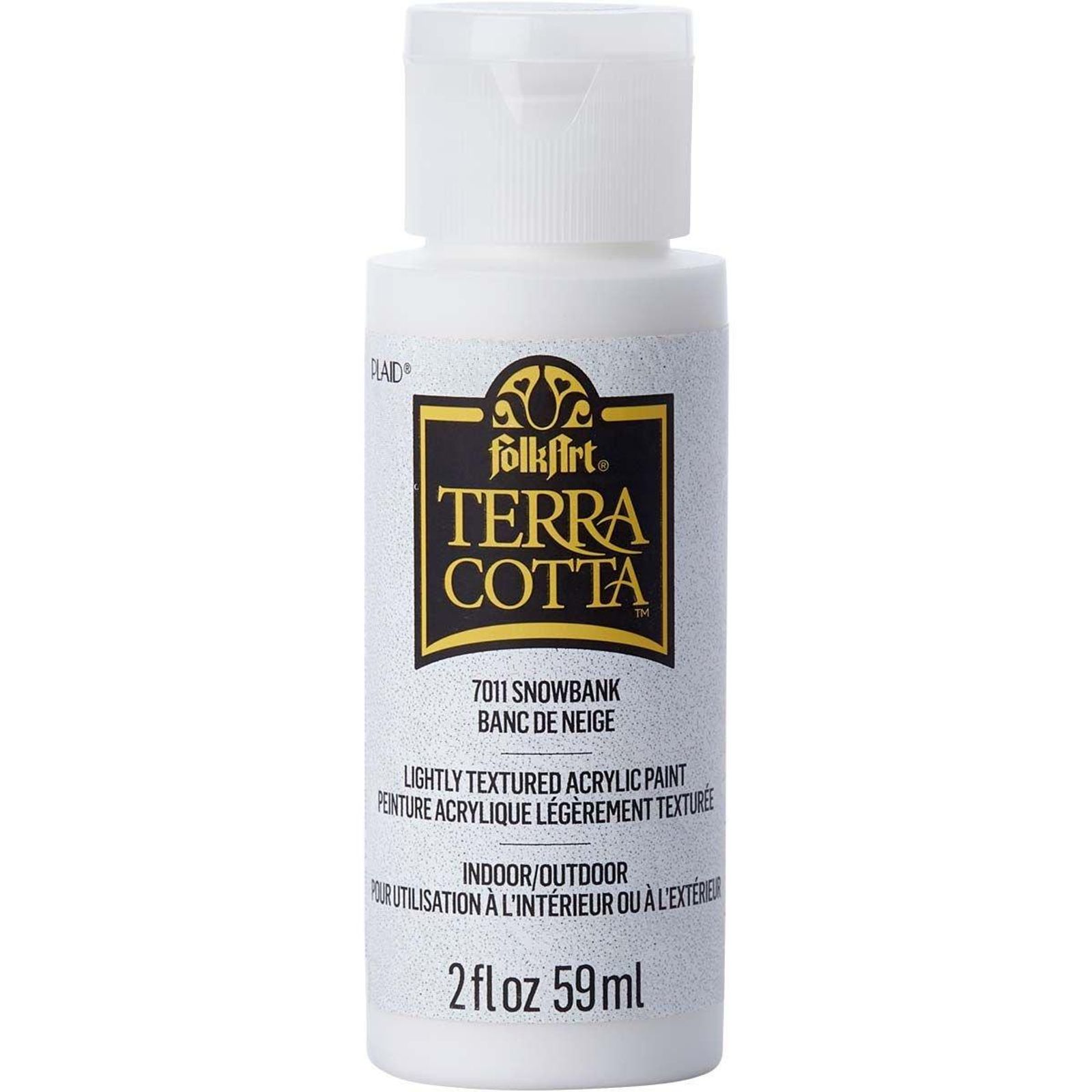 Folkart | Terra cotta textured acrylic paint 59ml Snowbank