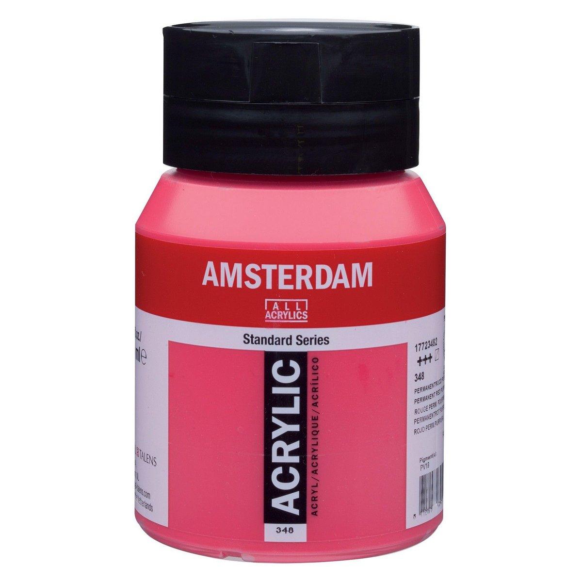 Amsterdam | Acrylfarbe 500ml Permanentrot Purpur 348