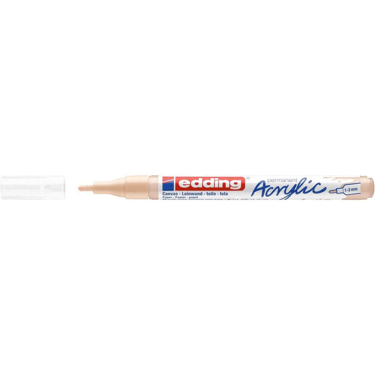 Edding 5000 | Acrylic marker fine Warm beige