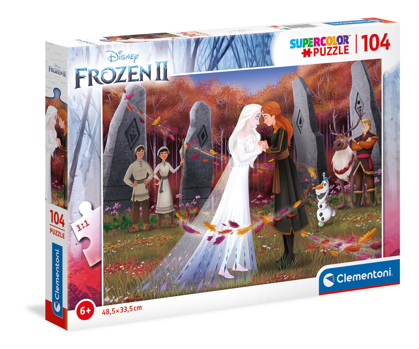 Clementoni 25719 - 104 Teile Puzzle - Frozen 2/ Die Eiskönigin 2
