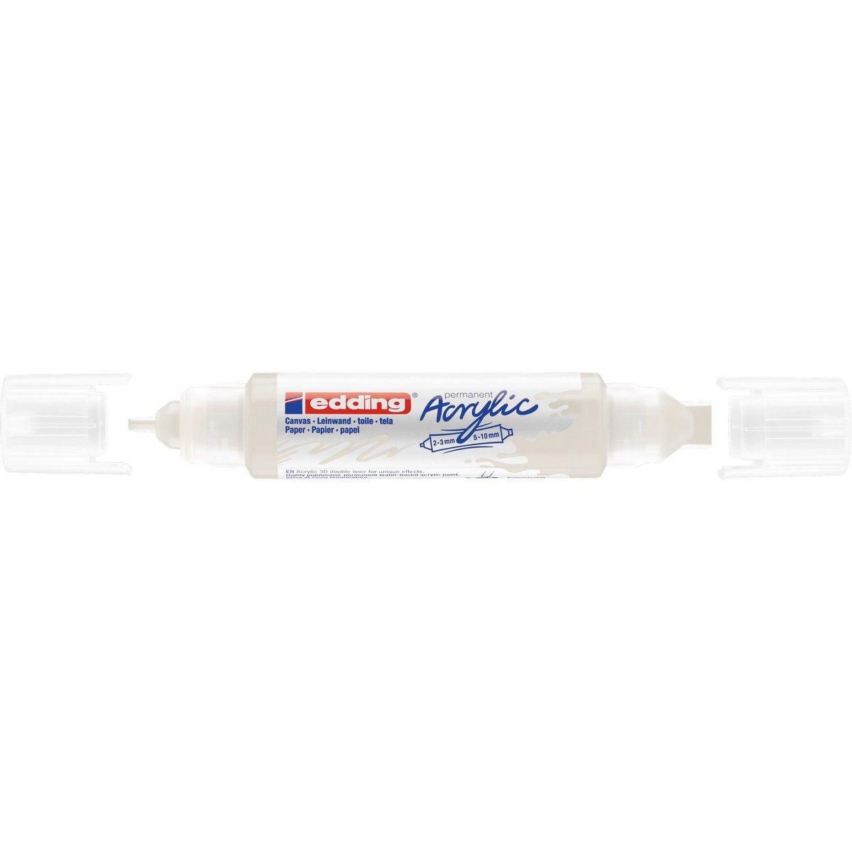 Edding 5000 | Acrylic 3D double liner Traffic white