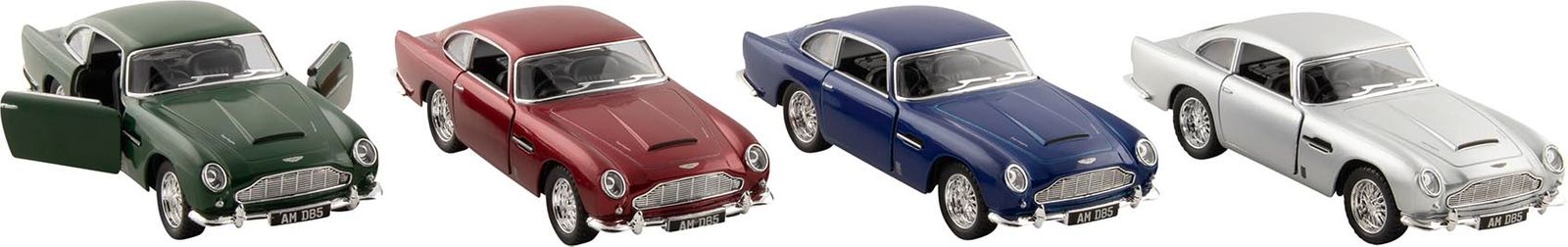 Aston Martin DB5 (1963), Spritzguss, 1:38, L= 12,5 cm