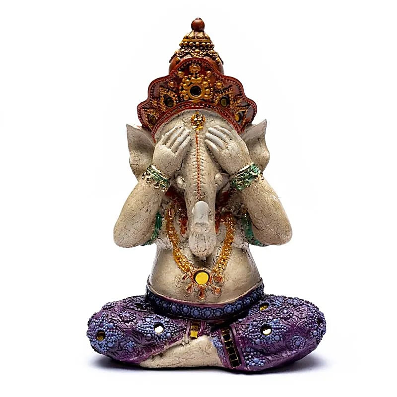 Ganesh Statue Sehen -- 15x10x21 cm