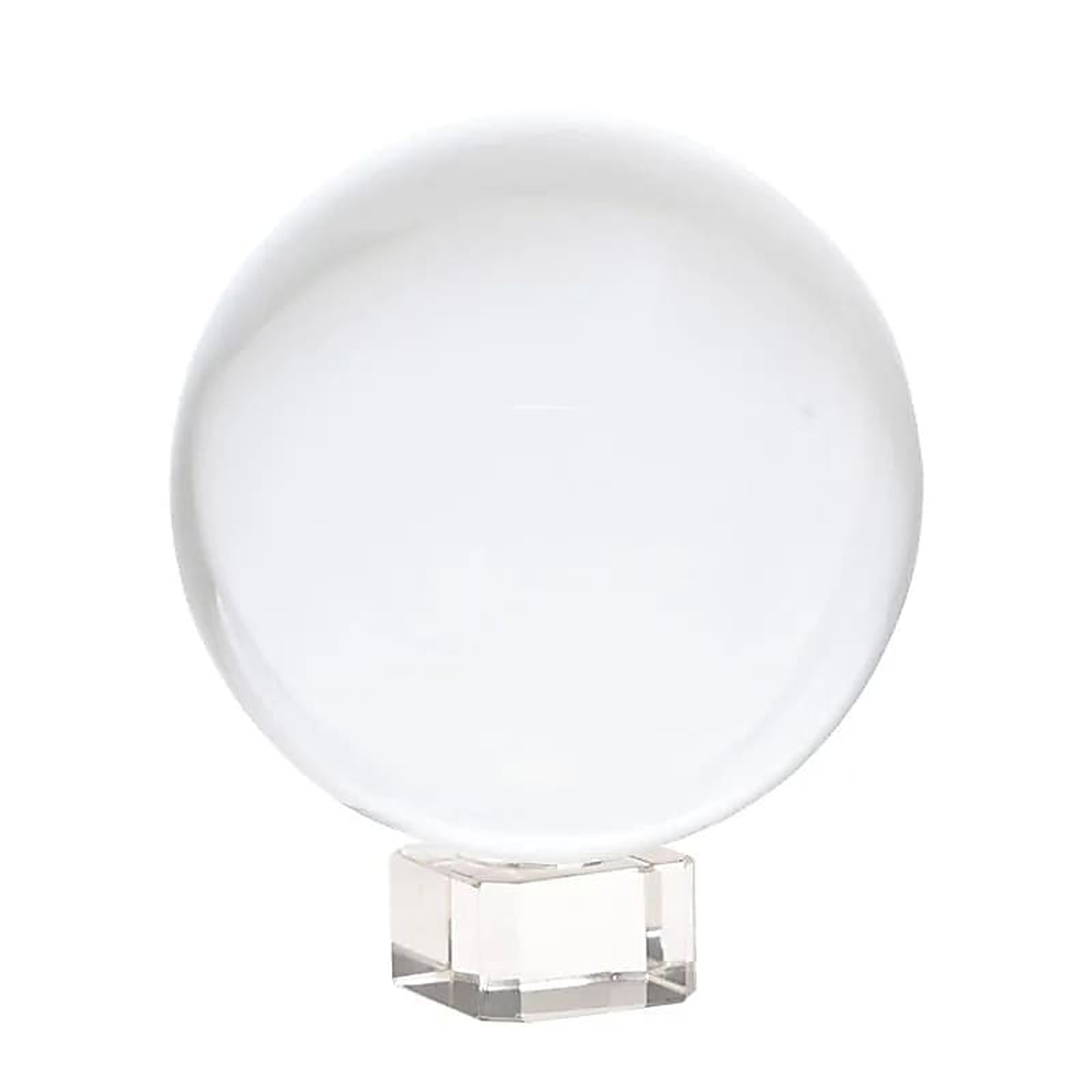 Kristallkugel + Glasfuß -- 5 cm