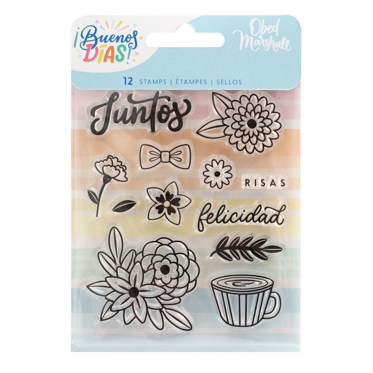 American Crafts | Stamp Buenos días Acrylic set 2