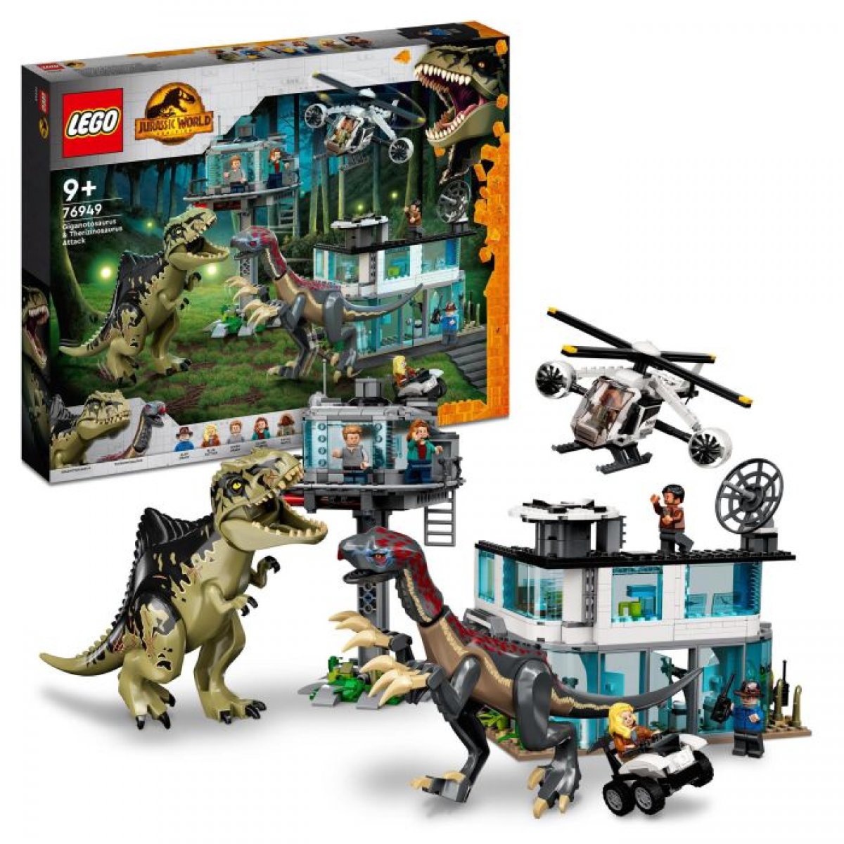 LEGO® 76949 - Jurassic World - Giganotosaurus & Therizinosaurus Angriff