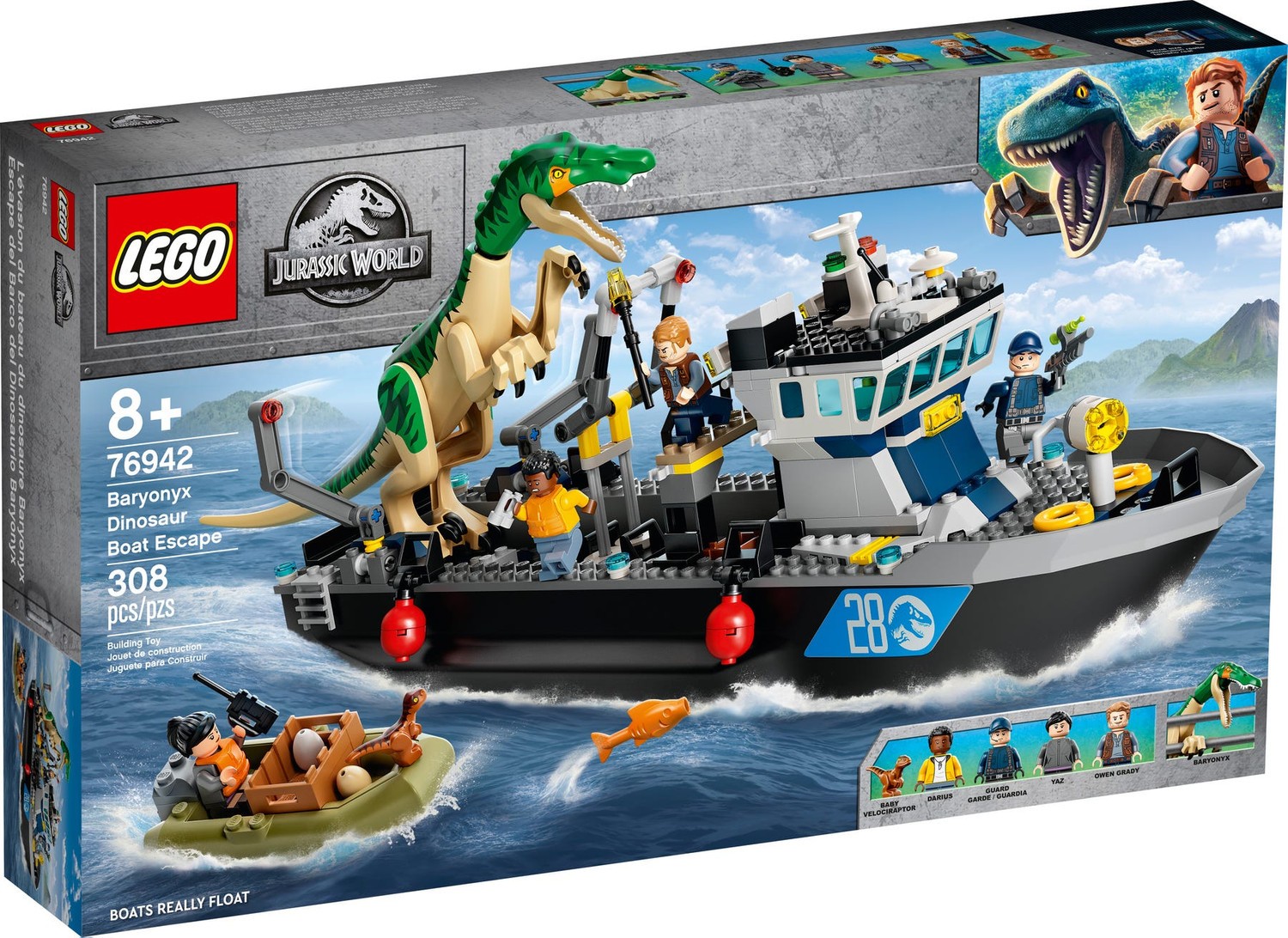LEGO® 76942 - Jurassic World Flucht des Baryonyx