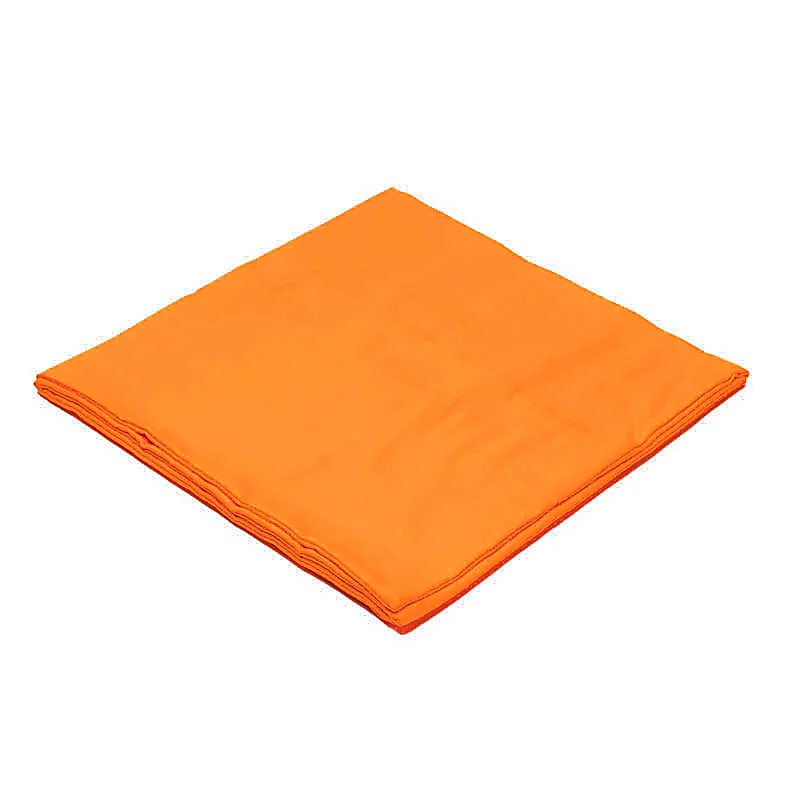 Bezug für Meditationsmatte Chakra 2 orange Baumw. BIO (GOTS) -- 65x65x5 cm; 239 g