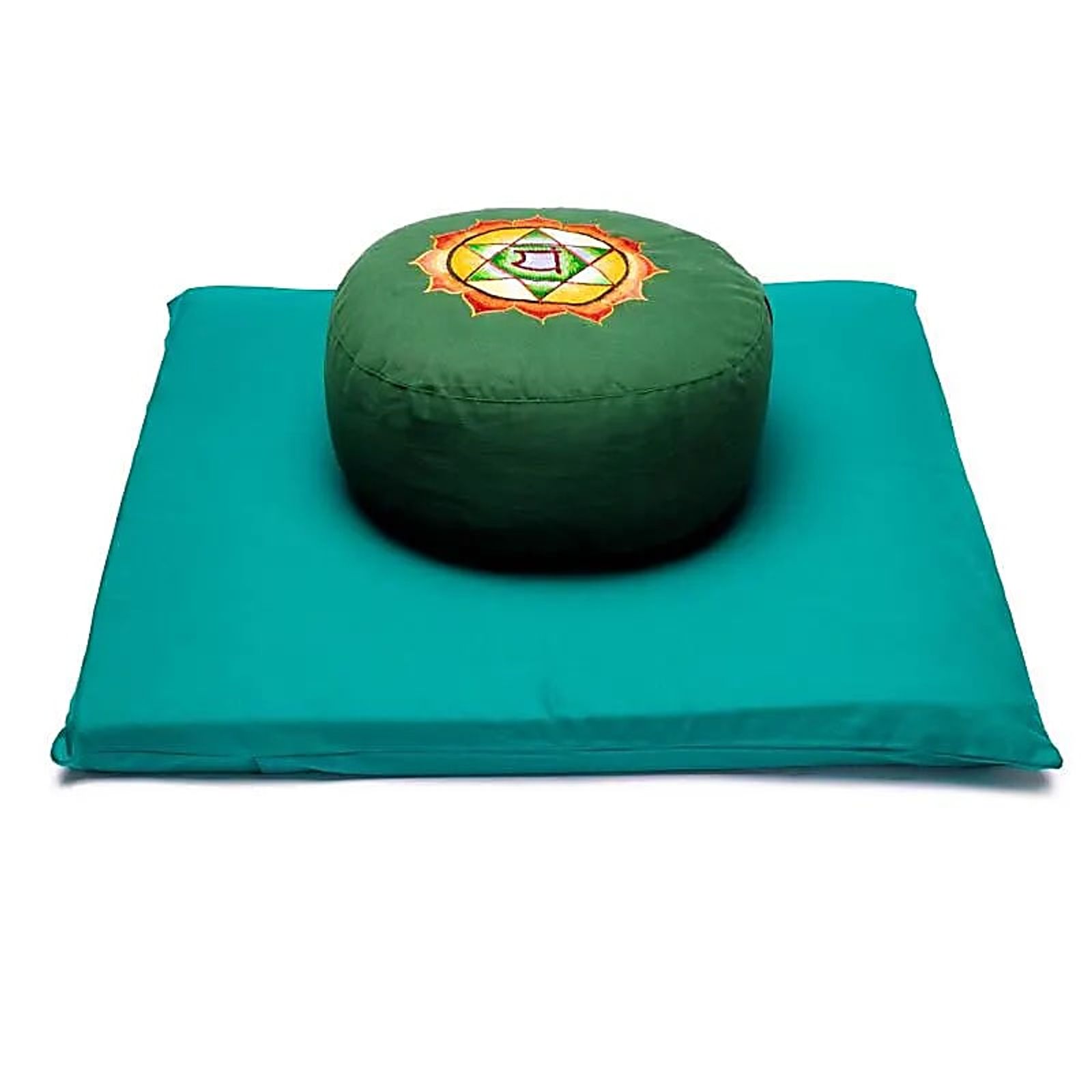 Meditations SET Chakra 4 Anahata grün -- 65x65x5 cm