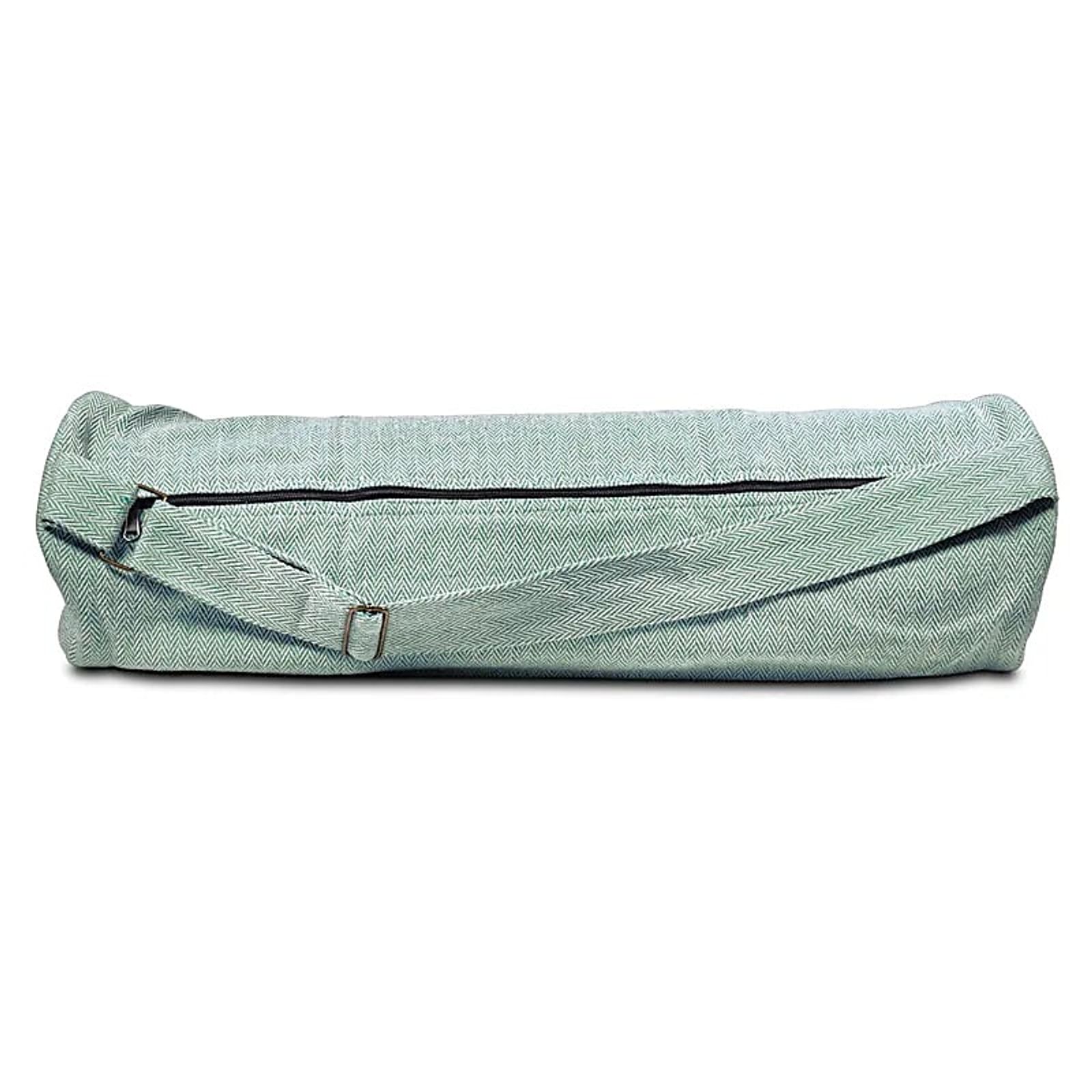 Yoga Tasche aus Baumwolle grün -- 65x19cm