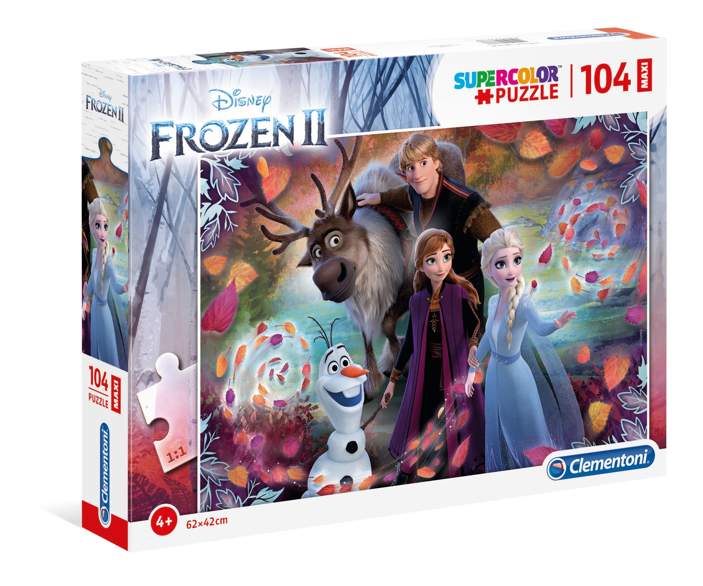 Clementoni 23738 - 104 Maxi Teile Puzzle - Disney Frozen 2 / Die Eiskönigin 2
