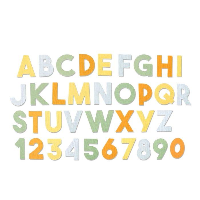 Bigz Alphabet Stanzschablone Chunky von Emily Tootle